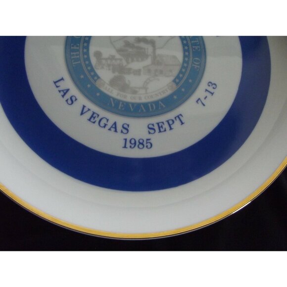 1985 National Association Postmasters Convention Las Vegas NV Sept. 7-13 Plate - Picture 6 of 8